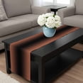 thumbnail image 4 of Dark Orange Black Ombre Table Runner 36 Inches Long, Modern Gradient Abstract Art Kitchen Coffee Dining Table Decoration for Home Party Birthday Wedding Home Decor 13x36 Inches, 4 of 8