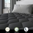 thumbnail image 4 of Viscountess Black 14 inch Queen Mattress Gel Memory Foam Hybrid Mattress in a box Queen Medium Euro Top Pocket Innerspring, 4 of 14