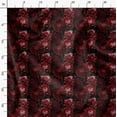 thumbnail image 6 of Soimoi Velvet Red Fabric By the Yard - 54 Inch Wide - Lotus Floral Print Fabric - Exotic and Spiritual Designs for Fashion and Home Printed Fabric, 6 of 6
