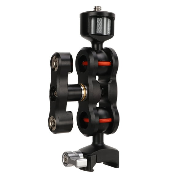 Dual Ball Head Arm, Aluminum Alloy Arm For Field Monitors For Audio Equipment