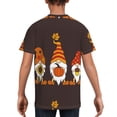 thumbnail image 5 of Wukai Fall Gnomes Youth Unisex Short Sleeve T-Shirt for Boys, Girls, Teens, and Kids-Medium, 5 of 7