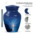 thumbnail image 2 of MUKTIVE Fishing Urns for Adult Female & Male Ashes, Keepsake Blue Cremation Urns for Human Ashes Adult Man, Miniature Funeral Urn for Loved Ones, 3 Inch, 2 of 7