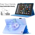 thumbnail image 6 of Allytech Fire 7 2022 Case, Fire 7 12th Gen Case, Slim Fit Folio Flip Cover Auto Sleep Wake Protective Shockproof Pencil Hoder Case Shell for Aamzon Fire 7 12th Gen 2022 - Blue Dog, 6 of 6