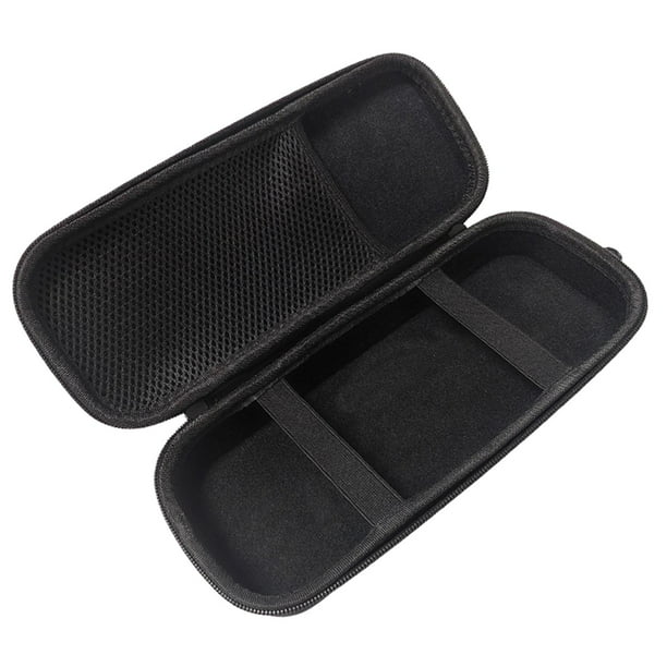 Estuche rígido para micrófono, bolsa de almacenamiento de micrófono Dual a prueba de polvo, bolsa de transporte dura, fundas Eva de viaje, protección Negro por dentro