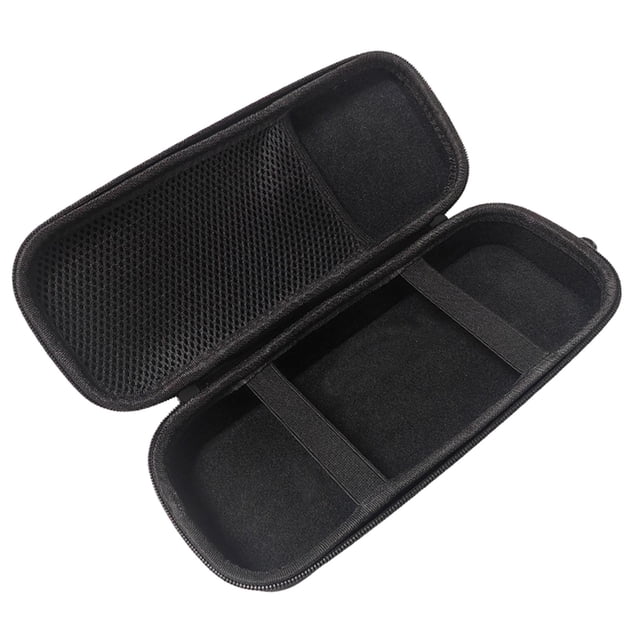 Estuche rígido para micrófono, bolsa de almacenamiento de micrófono Dual a prueba de polvo, bolsa de transporte dura, fundas Eva de viaje, protección Negro por dentro