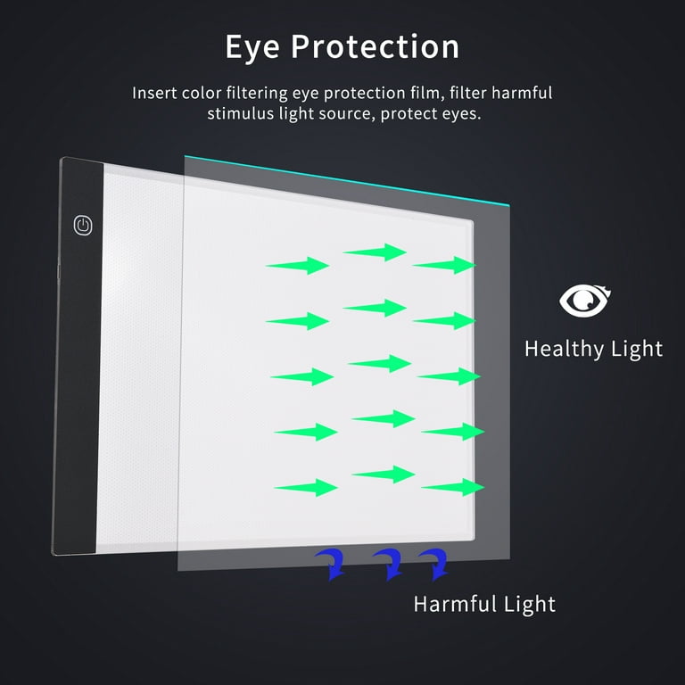 2022 A2 Diamond Painting LED Light Pad Kit,LED Artcraft Tracing Light  Table,DIY Dimmable Light