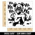 thumbnail image 2 of Spotted Hyena Laughing and Smiling Square Rubber Stamp Stamping Scrapbooking Crafting - Large 2.75in, 2 of 7