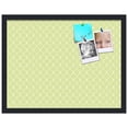 thumbnail image 2 of PinPix 22x17 Custom Cork Bulletin Board Lime Green Chain Poster Board Has a Fabric Style Canvas Finish, Framed in Lime Green Chain, by ArtToFrames (PinPix-573), 2 of 6