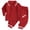 Red, variant on WUSUOWEI Toddler Boy Clothes 2 Piece Fall Outfits Long Sleeve Top And Jogger Pants Sets Soft Loose Casual Clothes for Daily School Outdoor Play Outfit 6-9 Months