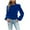 XNG1-Blue, variant on VKOYWKM Velvet Tops for Women Vintage Puff Long Sleeve Soft Velour Shirts Crew Neck Dressy Casual Blouses Trendy Spring Fall Basic Shirt