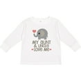 thumbnail image 3 of Inktastic Aunt and Uncle Love Me Nephew Boys or Girls Long Sleeve Toddler T-Shirt, 3 of 5