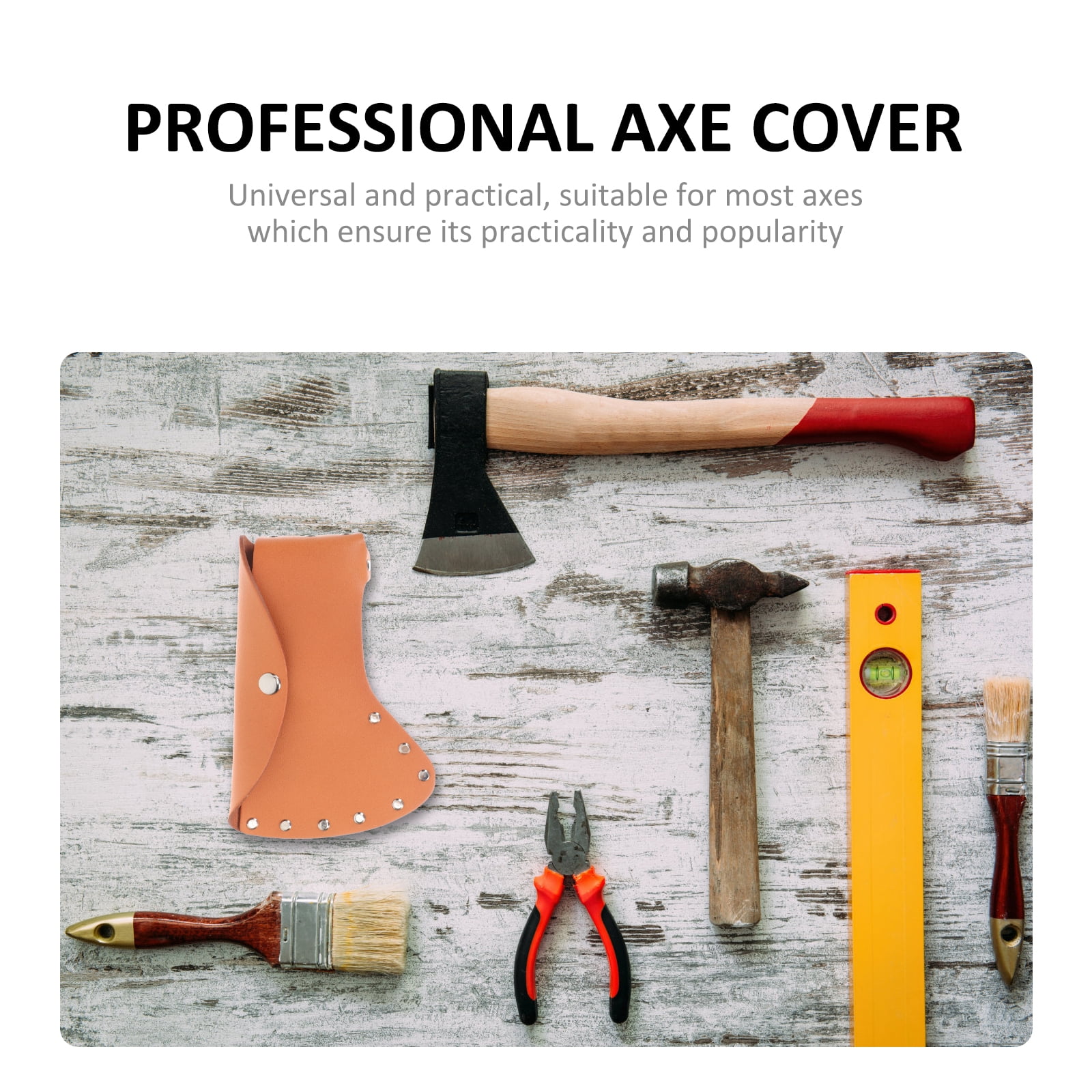 LITINKIMI Hatchet Head Protect Cover Orange Sleeve for Scratch Prevention