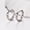 White Gold-Plated, variant on Infinity Hoop 925 Sterling Silver Earrings for Women 2 Piece Set Safety Back Closure