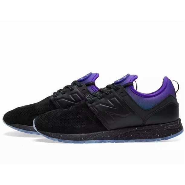 New Balance 247 X Stance All Night Black Purple Mens Shoes W/ Matching Socks 9