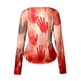 thumbnail image 5 of Tshirts for Women Slim Fit Halloween Print Long Sleeved Crew Neck T Shirt Clothes, 5 of 5