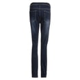 thumbnail image 4 of Fortune Men Stretch Skinny Ripped Jeans Ripped Trousers Distressed Denim Pants, 4 of 5