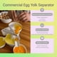 thumbnail image 3 of Separador comercial de yema de huevo, utilizado for separar la yema y la clara de huevos crudos, 3 of 7