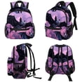 thumbnail image 4 of Bats Traveling Backpack School Bags Cute College Backpack Baby Bag Lightweight Large Capacity Printed Design Adjustable Shoulder Strap Suitable, 4 of 6