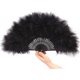 thumbnail image 1 of Ventilador plegable de plumas, estilo vintage de los años 20, abanico de mano estilo flapper, 1 of 5