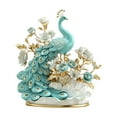 thumbnail image 6 of Acrylic Peacocks Statues Figurines Figurines Sculptures Centerpieces Decorative Ornaments for Home Office, 6 of 8