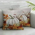 thumbnail image 3 of PHYHOO Fall Pillow Covers, Fall Decor Pumpkins Throw Pillow Covers Farmhouse Thanksgiving Decorative Autumn Pillows for Couch Home Sofa Outdoor, 3 of 5