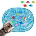thumbnail image 4 of Sensory Play Mat with Extra Protective Cover, Thickened Ellipse Bed Toy for Cats Dogs, 4 of 5