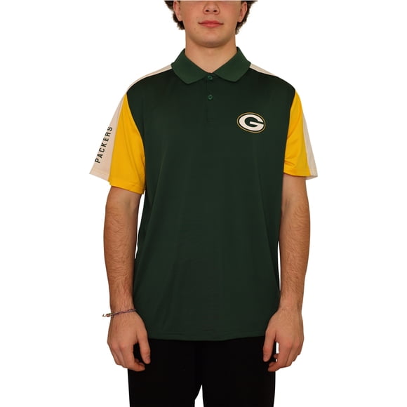MSX Mens Green Bay Packers Polo Shirt, pac, L