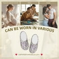 thumbnail image 7 of Kdxio Lavender Flowers Women's Men's Slippers Plush Slip-On House Slipper for Winter Indoor Soft Cushion Non-slip Fluffy Slides Slippers-35/36, 7 of 7