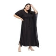 thumbnail image 6 of Oussum Women Plus Size Kaftans Dresses with Adjustable Drawstring Ladies Caftans, 6 of 8
