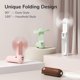 thumbnail image 4 of Handheld Fan, 3-in-1 Mini Handheld Fan, USB Rechargeable Small Pocket Fan, Battery Powered Fan [14-21 Working Hours] with Power Bank, Flashlight Funct, 4 of 5