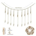 thumbnail image 2 of Hanging Photo Display with 18 Clips  Wooden Bead Garland  Boho Style Collage Photo Frame Decoration for Dorms  Classrooms  Bedrooms, 2 of 12