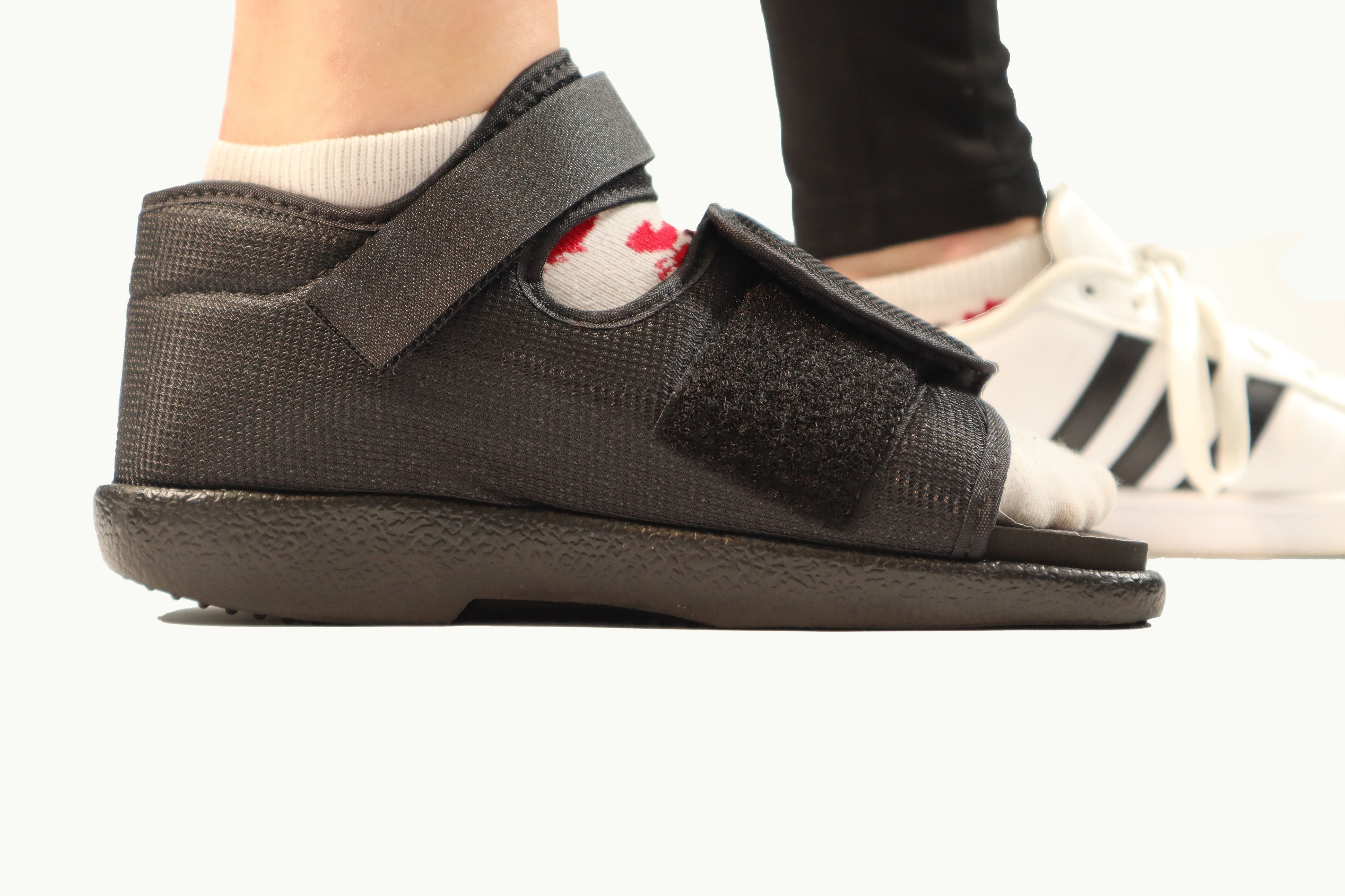 New Post Op Broken Toe Foot Fracture Square Toe Walking Shoe