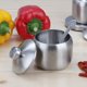 thumbnail image 2 of Stainless Steel Seasoning Box, Condiment Spice Jar Set, Sugar Salt Pepper Storage Organizers, Condiment Cruet Bottles with Lids and Spoon, 2 of 5