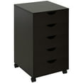 thumbnail image 4 of SSyao 5 Drawer Storage Organizer Office Cabinet w/ Nordic Minimal Style,Brown, 4 of 12