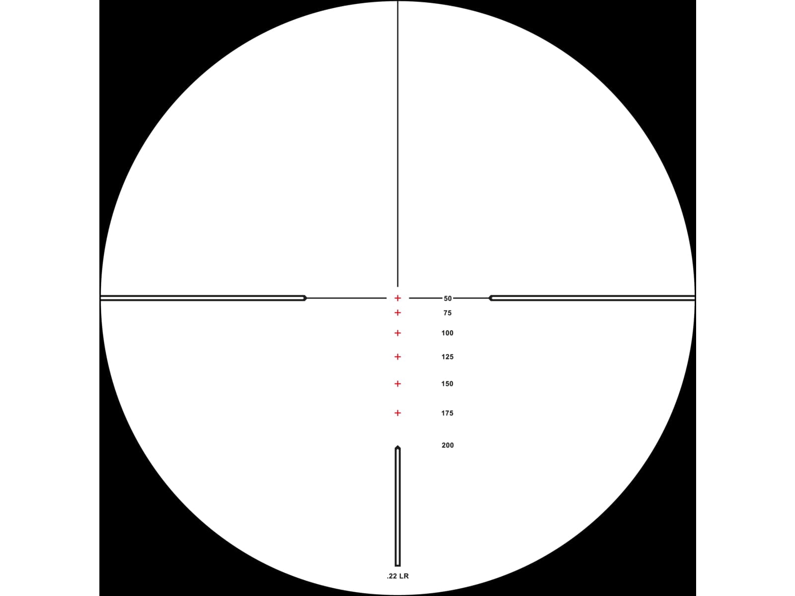 Hawke Sport Optics Vantage 4-16x50 30mm Tube Rifle Scope, Second Focal Plane, Rimfire .22 LR Reticle, Black