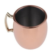 2-Pack 60ml Mug Marble Double Walled Copper Mugs Cup, Pure Solid Copper Cups with Brass Handles Finish