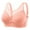 Orange, variant on Socisucc Racerback Bralettes for Women Woman Embroidered Glossy Comfortable Breathable Bra Underwear No Rims