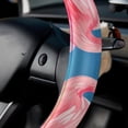 thumbnail image 5 of Flamingo 14.5 Inch Printing PVC Leather Auto Accessories Steering Wheel Cover Car Wheel Covers Car Wheel Cover, 5 of 6