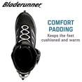 thumbnail image 6 of Bladerunner Igniter Ice Skates for Women, Black/Rose Gold, 6 of 7