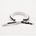 thumbnail image 1 of Pulsera holográfica reflectante con cordón de mano tejido de aleación para amantes del amor, 1 of 6