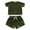 A-AG, variant on NIEWTR Toddler Summer Set 2-Piece Short Sleeve Crewneck Top & Pull-on Shorts Breathable Pajamas for Boy Girl 2T 3T 4T 5T Loungewear(A-Khaki,3-4 Years)