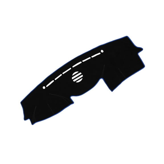 Unique Bargains Dashboard Covers for Hyundai VeraCruz with audio Non-Slip Dash Cover Mat Polyester Black Front