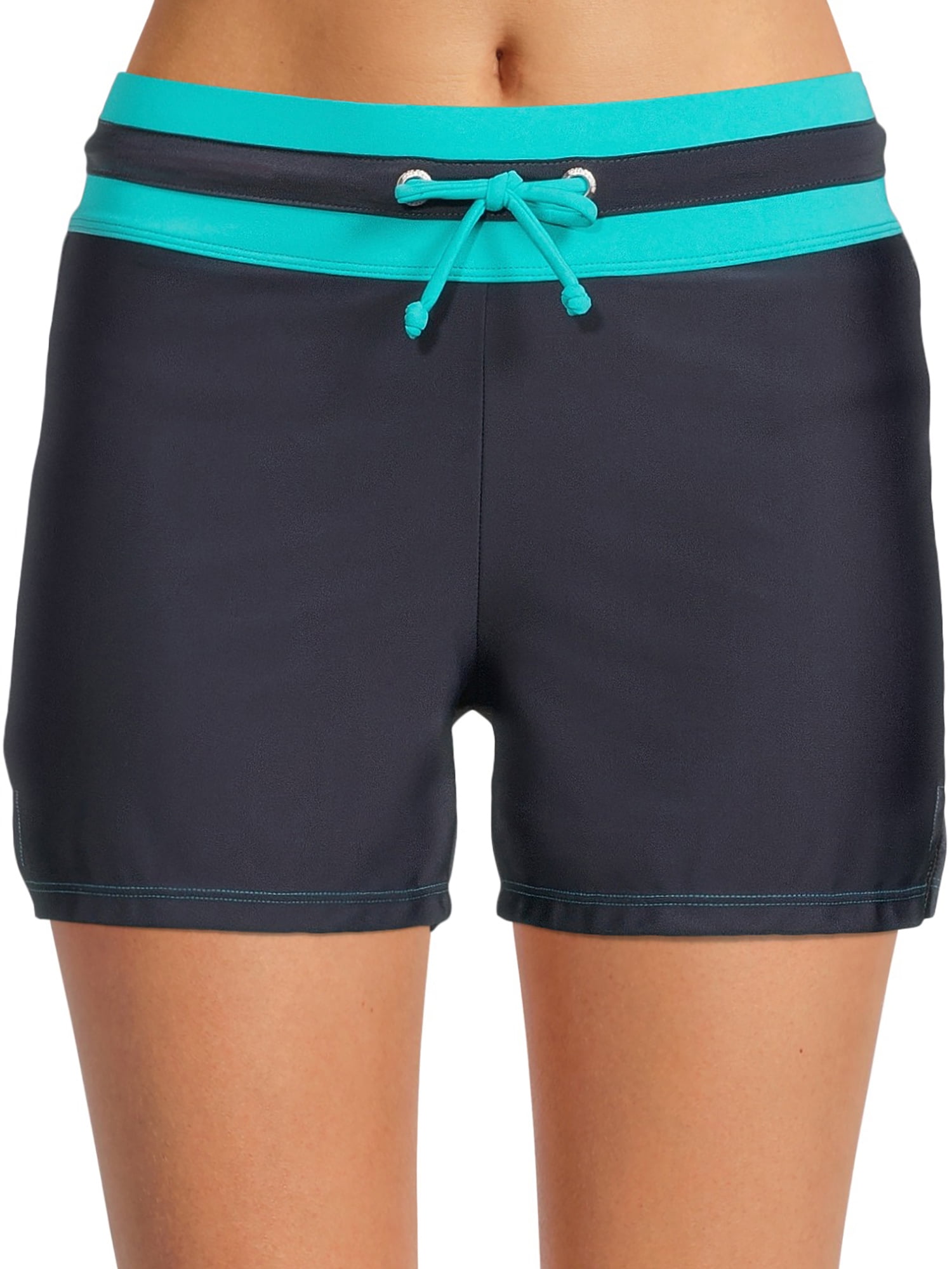 Free Tech Womens Drawstring Athletic Swim Shorts
