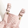 thumbnail image 6 of Baby Toddler Girl 2Pcs Fall Spring Clothes Set Long Sleeve Crewneck Tops Heart Bow Suspender Skirt With Headband Outfit Sets Kaprioy Girls Clothes Fall Winter, 6 of 7
