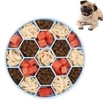 thumbnail image 1 of Comederos para perros Slow Food Comederos interactivos para perros que comen rápido Previene la hinchazón Utilizar comedero para gatos Comederos azules para perros, 1 of 5