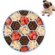 thumbnail image 1 of Cuencos para perros de comida lenta ZHAOCHENG Cuencos interactivos de silicona 21*21*4,3 cm azul verde naranja, 1 of 5