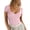 Light pink, variant on Short Sleeve Ribbed Knit Bodysuit for Women Scoop Neck Slim Fit Stretchy One Piece Top with Notched Detail Black L