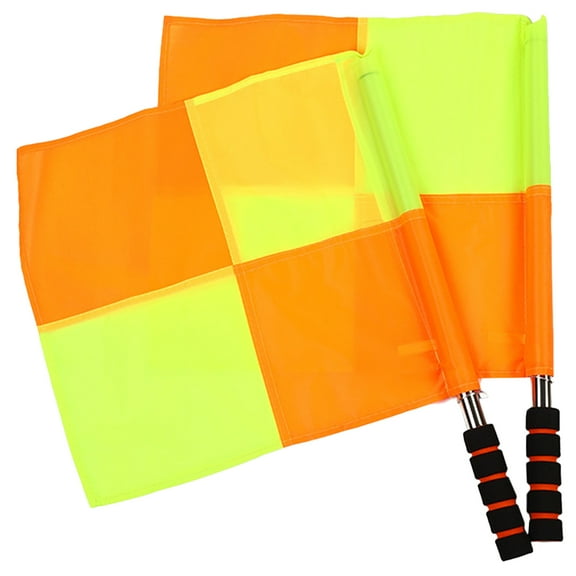 WRISTBIQUE Competition Flag Referee Flag Multi Waterproof Fabric 2Pcs 19.3X15.7X1In