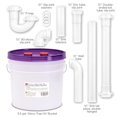 Practicon Gleco Trap 3.5 Gallon HV System, Clay & Plaster Sink Trap Kit