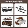 thumbnail image 4 of Coffee Table Lifting Frame Mechanism - DIY Hardware Assembly with Spring Hinge for Folding Desk Stand, 4 of 5